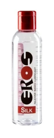 Lubrifiant intime à base de silicone Eros Silk.